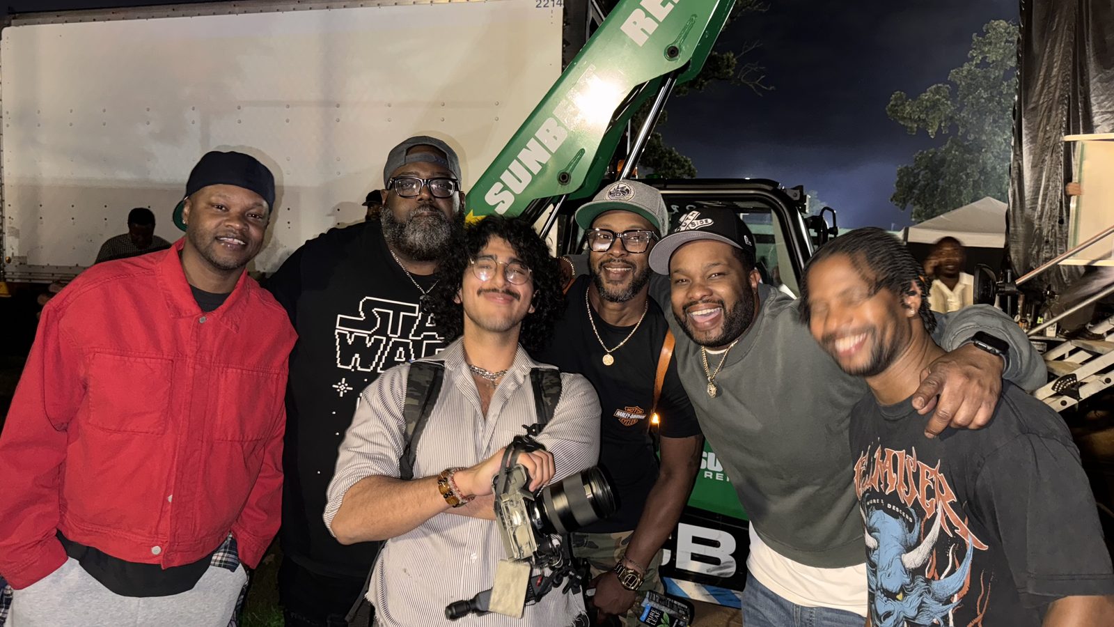 On tour with artists